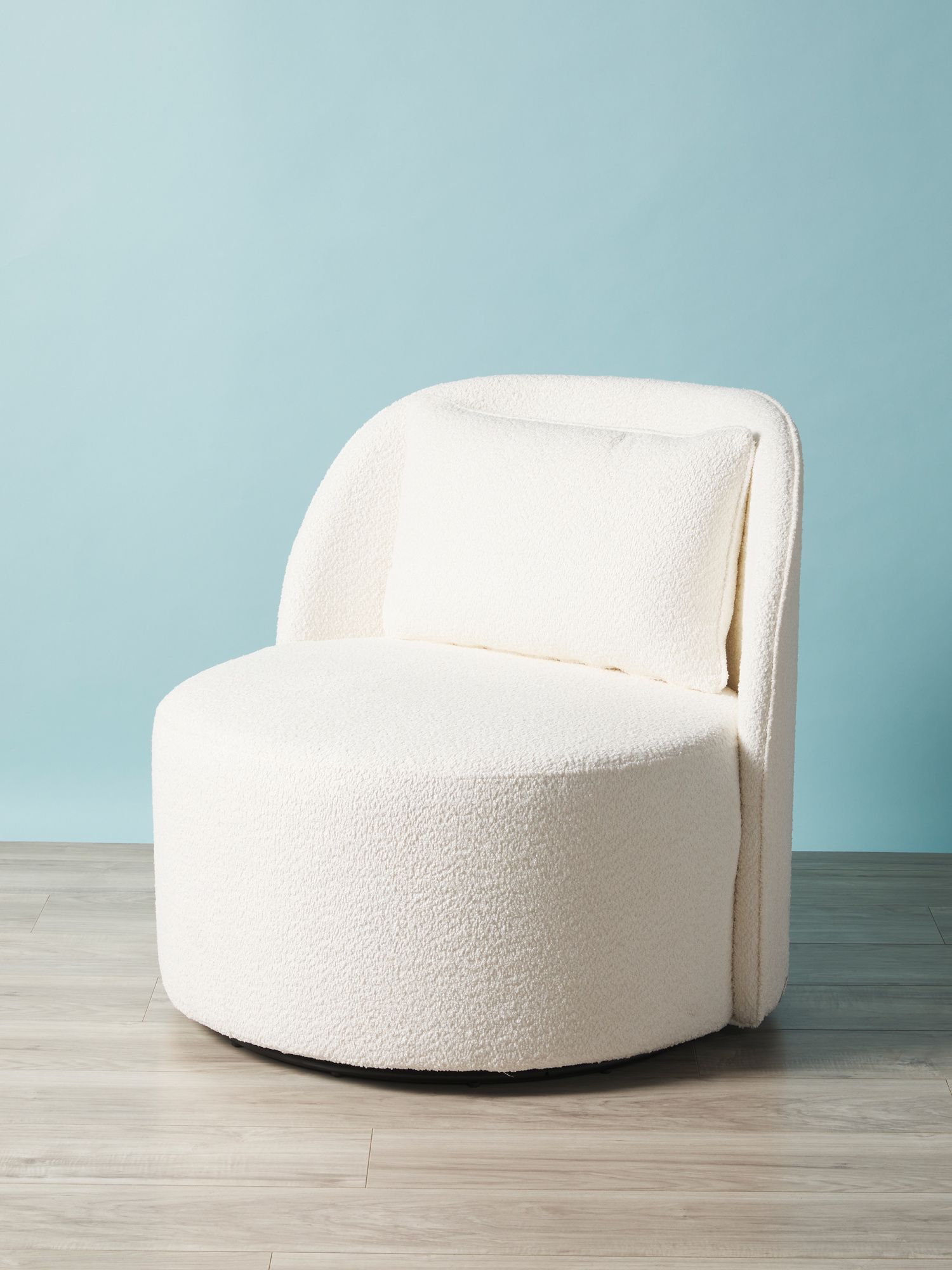 31in Boucle Swivel Chair | Q2 Boost | HomeGoods | HomeGoods