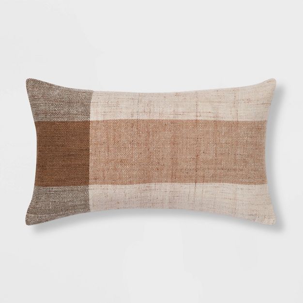 Oversized Textured Woven Lumbar Throw Pillow - Threshold&#8482; | Target