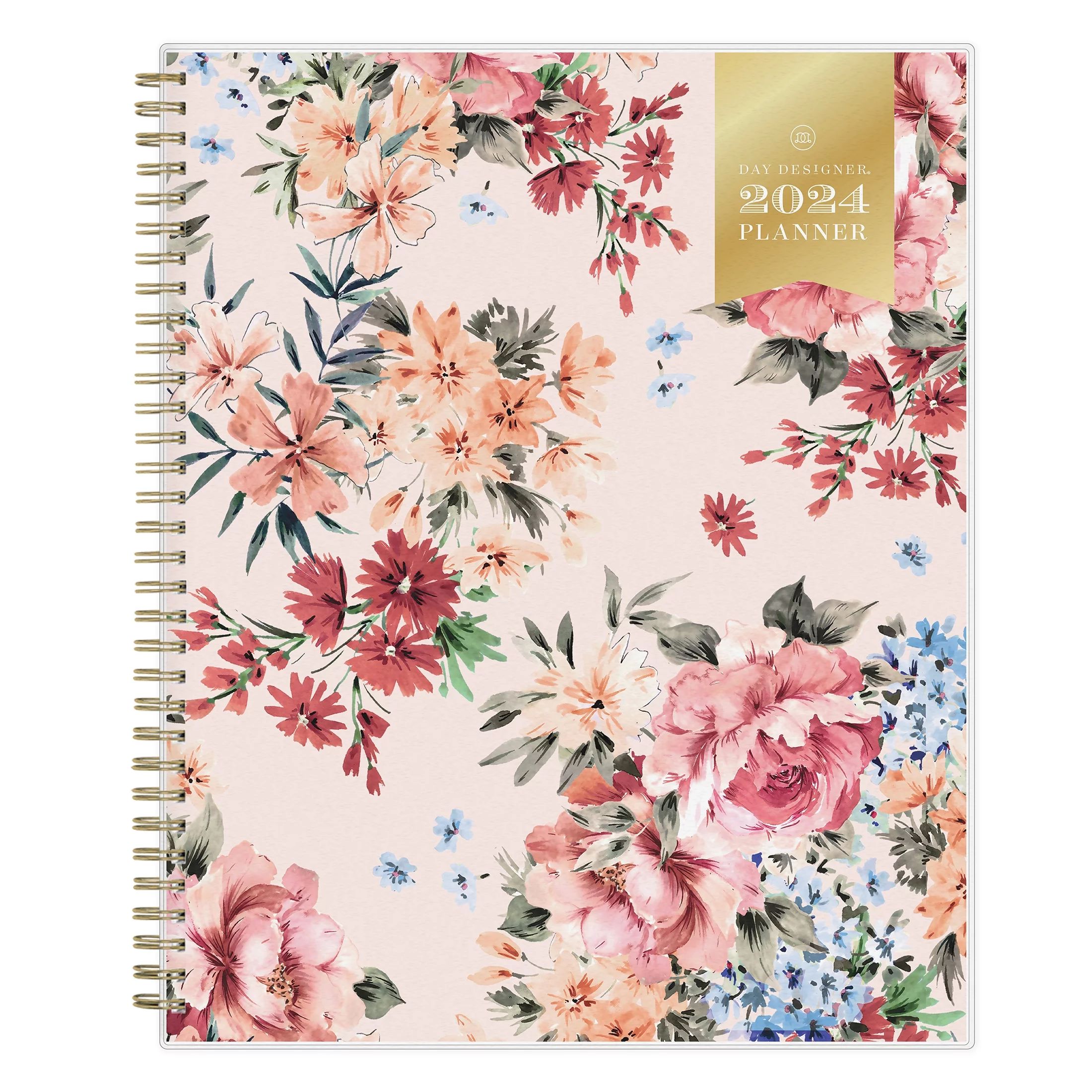 2024 Weekly Monthly Planner, 8.5x11, by Day Designer for Blue Sky, Romance Blush | Walmart (US)