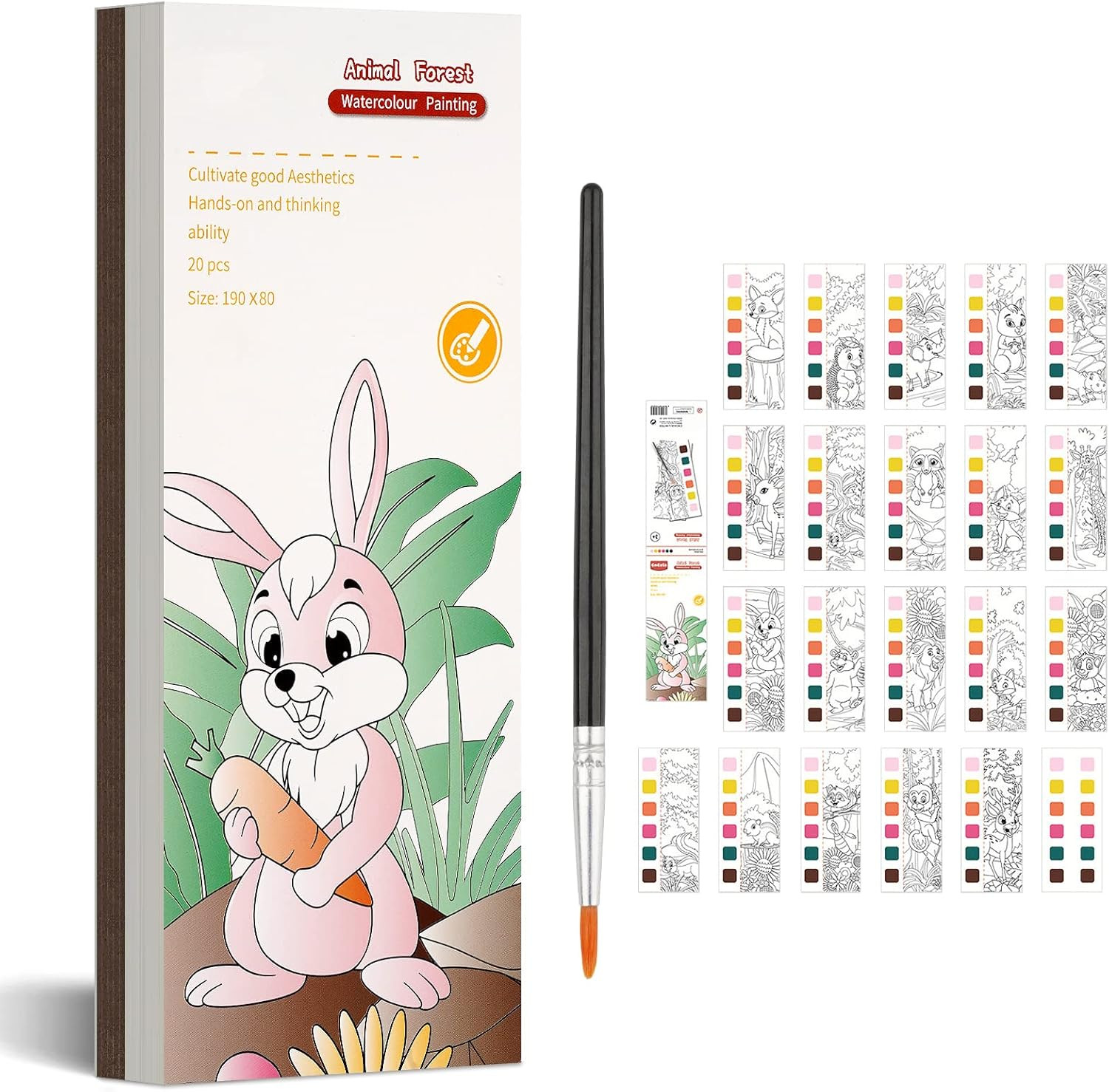 Pocket Watercolor Painting Book,Watercolor Painting,Travel Art Kit,Pocket Watercolor Painting Boo... | Amazon (US)