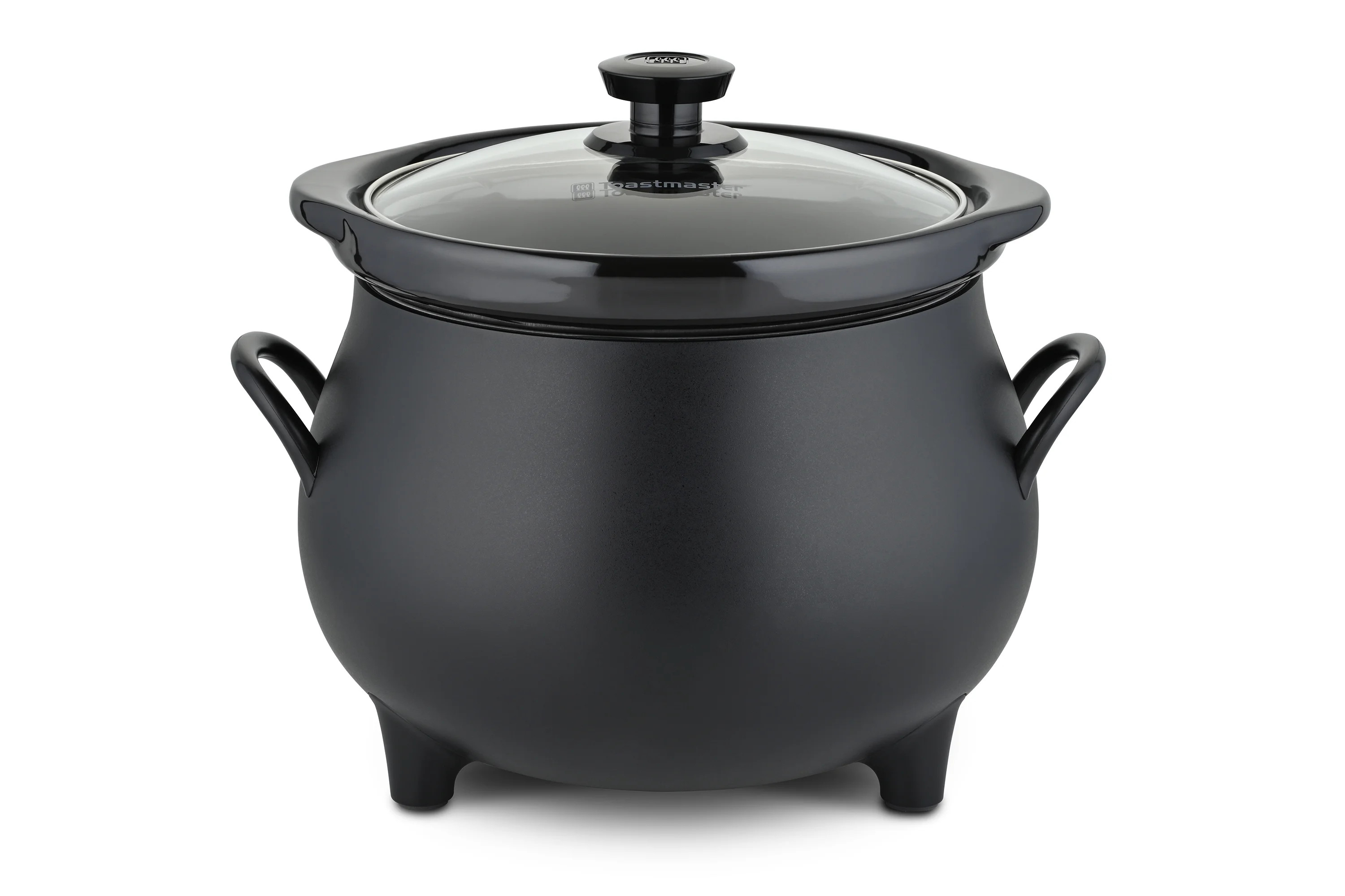 Toastmaster 4QT Black Cauldron Slow Cooker with Removable Crock and Glass Lid | Walmart (US)