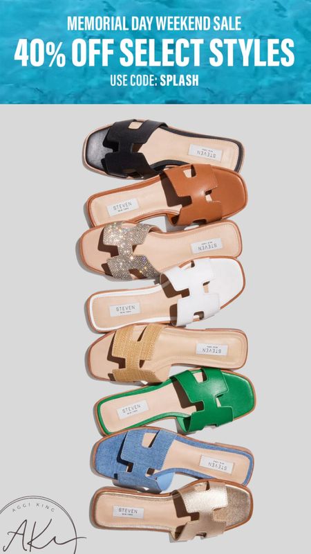 40% off select items 

#stevenmadden #steven #sandals #shoes #sale 

#LTKshoecrush #LTKFind #LTKU
