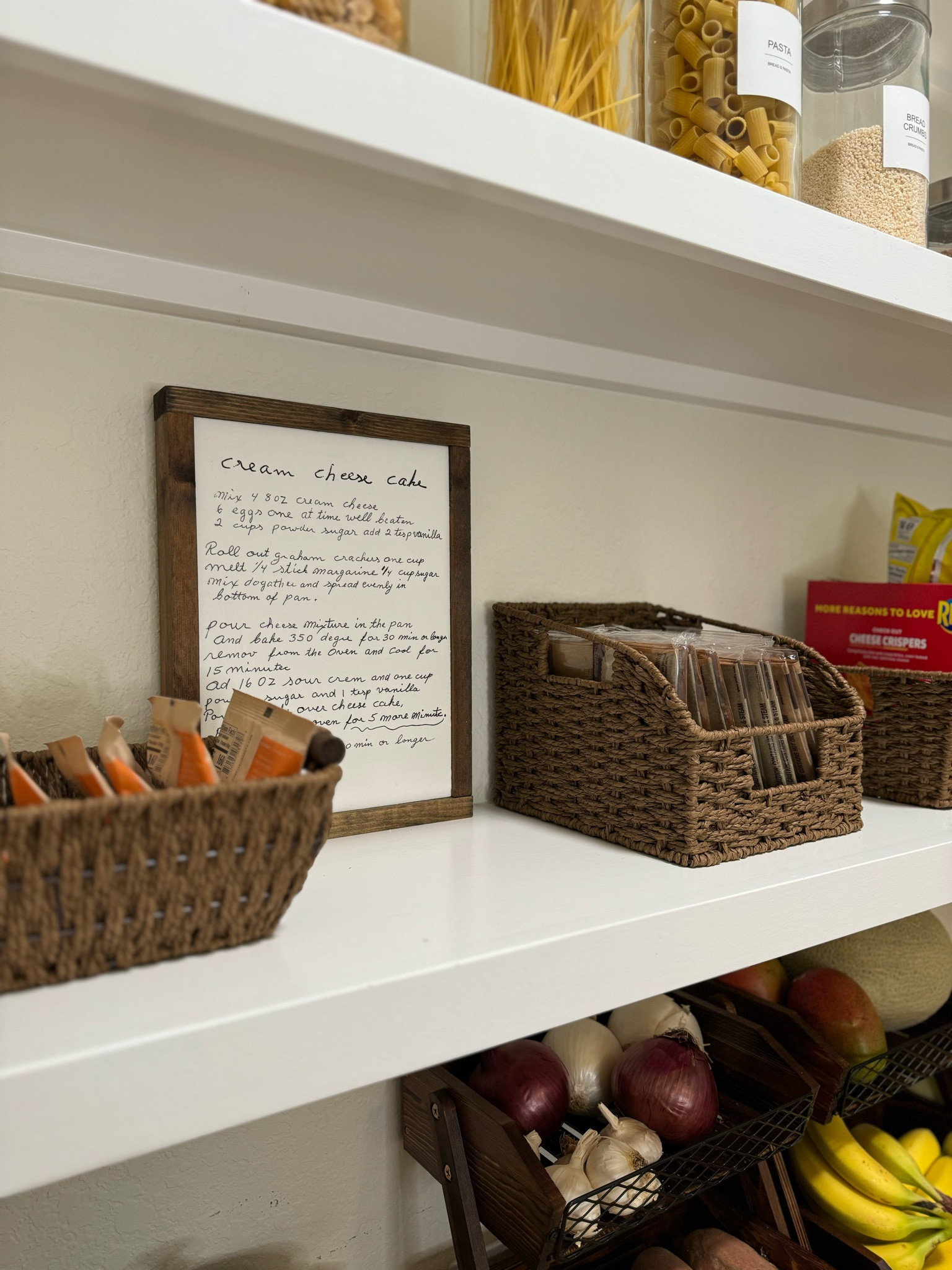 Pantry storage - storage bins, customized art 