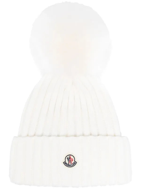pom-pom detail beanie | Farfetch Global