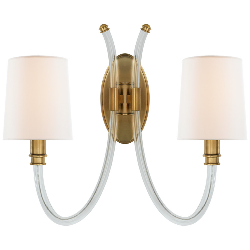 Clarice Double Sconce | Visual Comfort