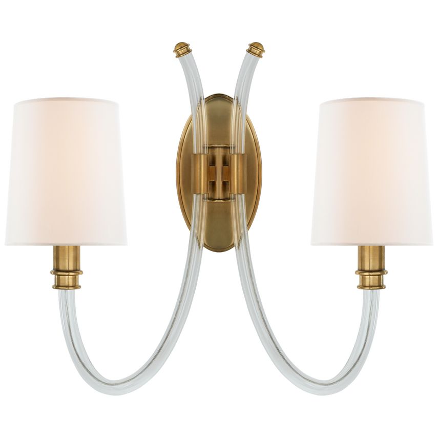 Clarice Double Sconce | Visual Comfort