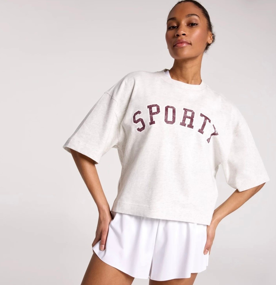 Heavyweight sporty tee 

#LTKOver40 #LTKSaleAlert