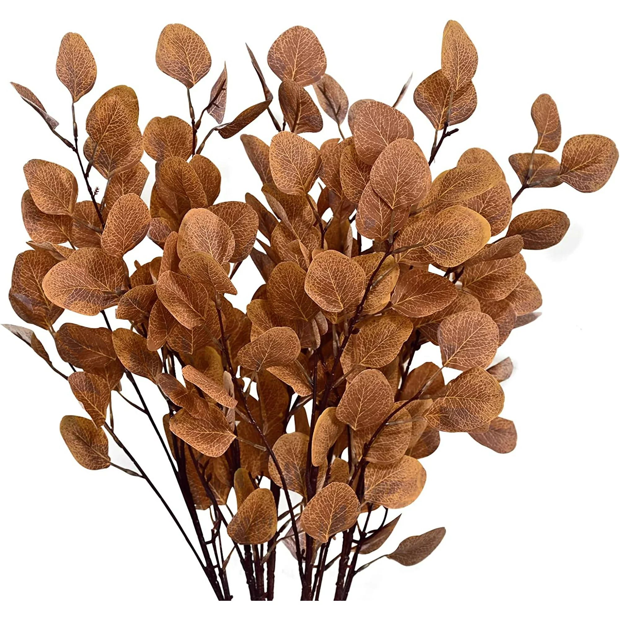 Dolicer 35.4" 6 Pcs Fall Decor Eucalyptus Stems Artificial Flowers Autumn Decor, Fake Fall Flower... | Walmart (US)