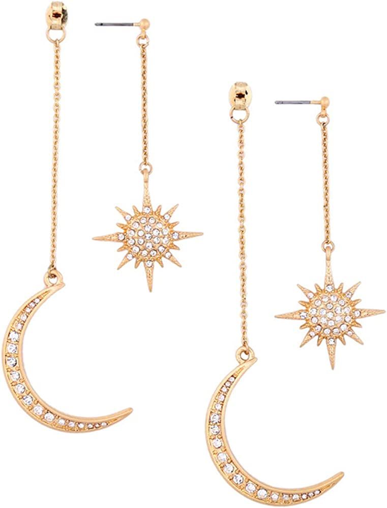 Dainty Long Dangle Earrings for Women Girls, Fashion Jewellry, Cute Gold Silver dangly, Upgrade M... | Amazon (US)