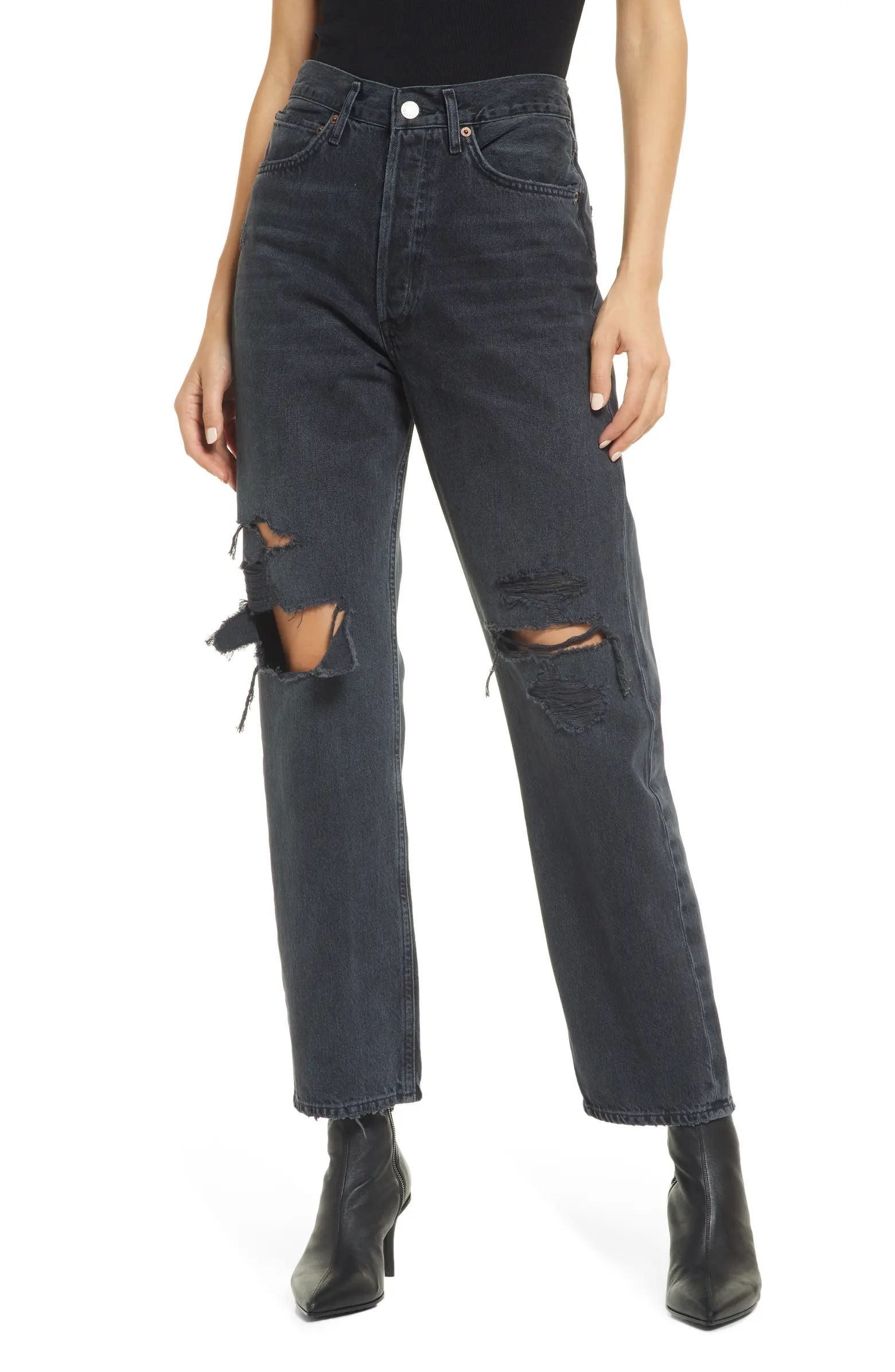 '90s Ripped Loose Fit Jeans | Nordstrom
