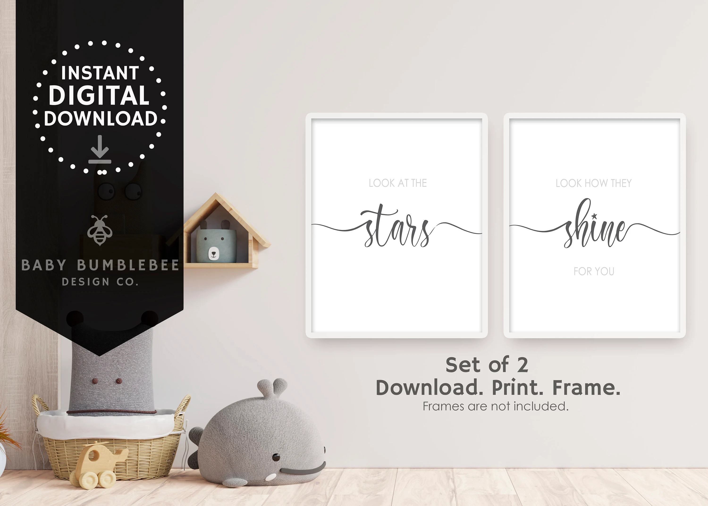 DIGITAL DOWNLOAD: Look at the Stars Look How They Shine for - Etsy | Etsy (US)