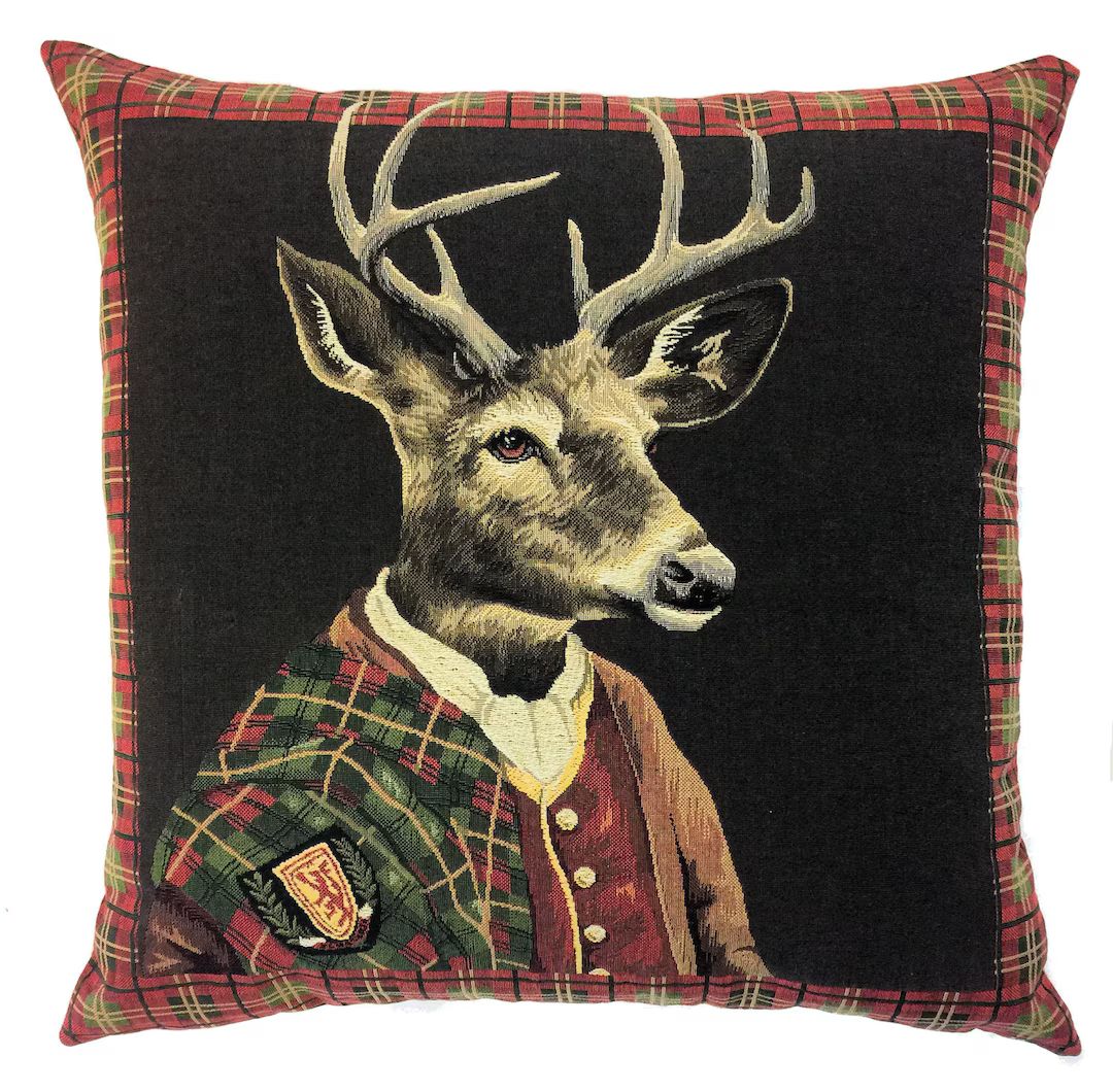 Scottish Home Decor  Scottish Clan Tartan Gift  Stag Lover - Etsy | Etsy (US)