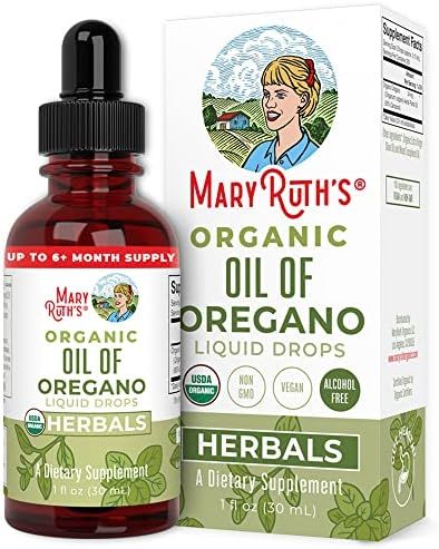 Oregano Oil Drops | 6 Month Supply | USDA Organic Oil of Oregano Liquid | Herbal Blend for Immune... | Amazon (US)