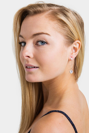 Karlie Floating CZ Linear Earrings | Francesca's