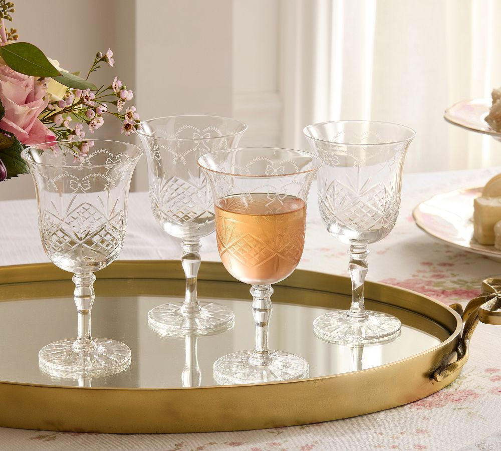 LoveShackFancy Goblets - Set of 4 | Pottery Barn (US)