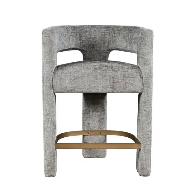 Carline Upholstered 25'' Counter Stool | Wayfair North America