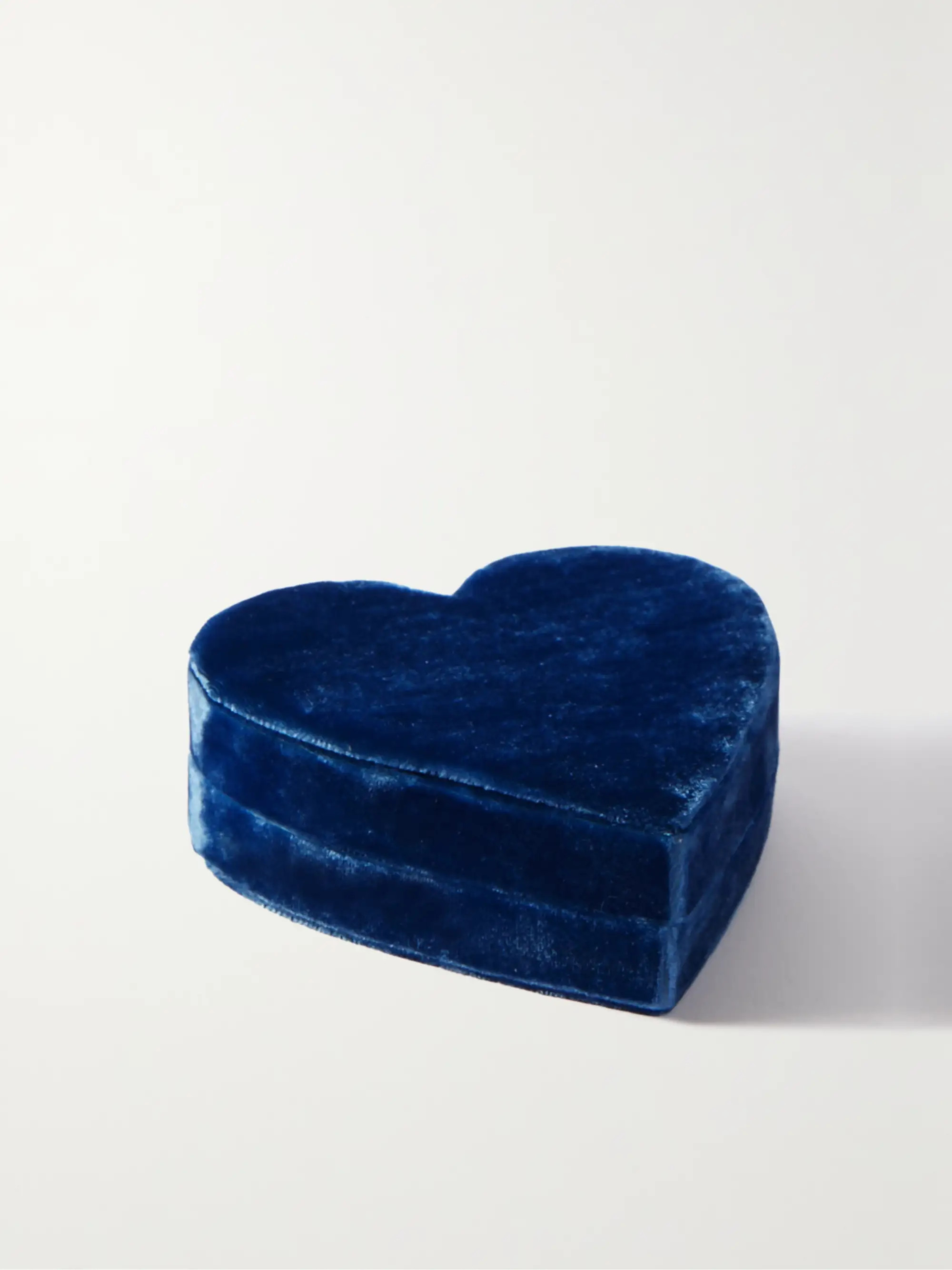 Small Heart velvet jewelry box | NET-A-PORTER (US)