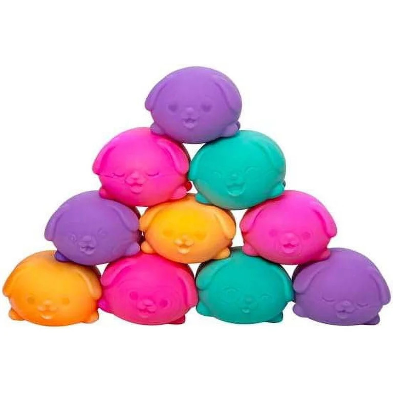 Schylling NeeDoh Teenie Funky Pups Stress Squeezable Sensory Ball Toy (3 Count) | Walmart (US)