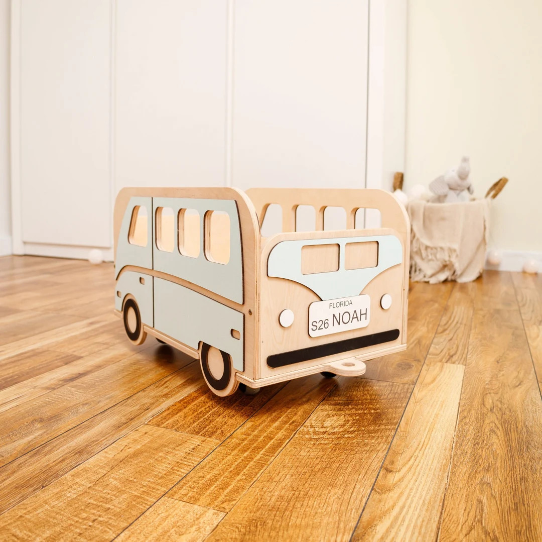 Personalized Toy Storage for Boys, Wooden Box on Wheels, Boys Nursery Decor, Toys Storage Furnitu... | Etsy (US)