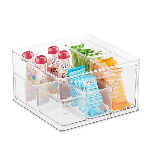 THE HOME EDIT Medium Bin Organizer Clear | The Container Store