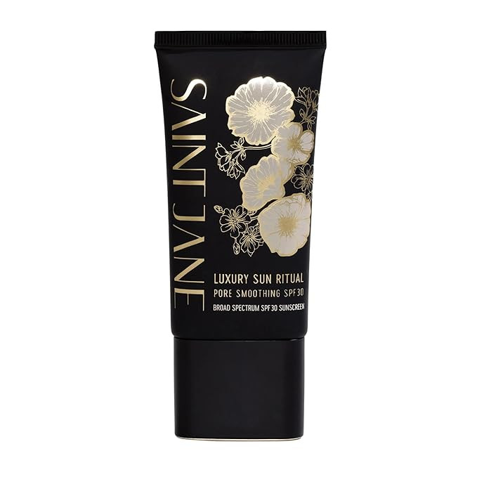 SAINT JANE - Luxury Sun Ritual - Pore Smoothing SPF 30 Mineral Sunscreen | Luxury, Floral-Infused... | Amazon (US)