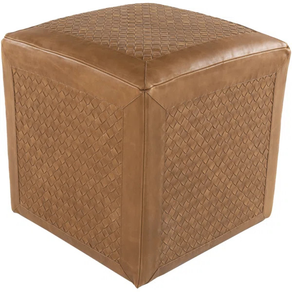 Broshous Leather Pouf | Wayfair North America