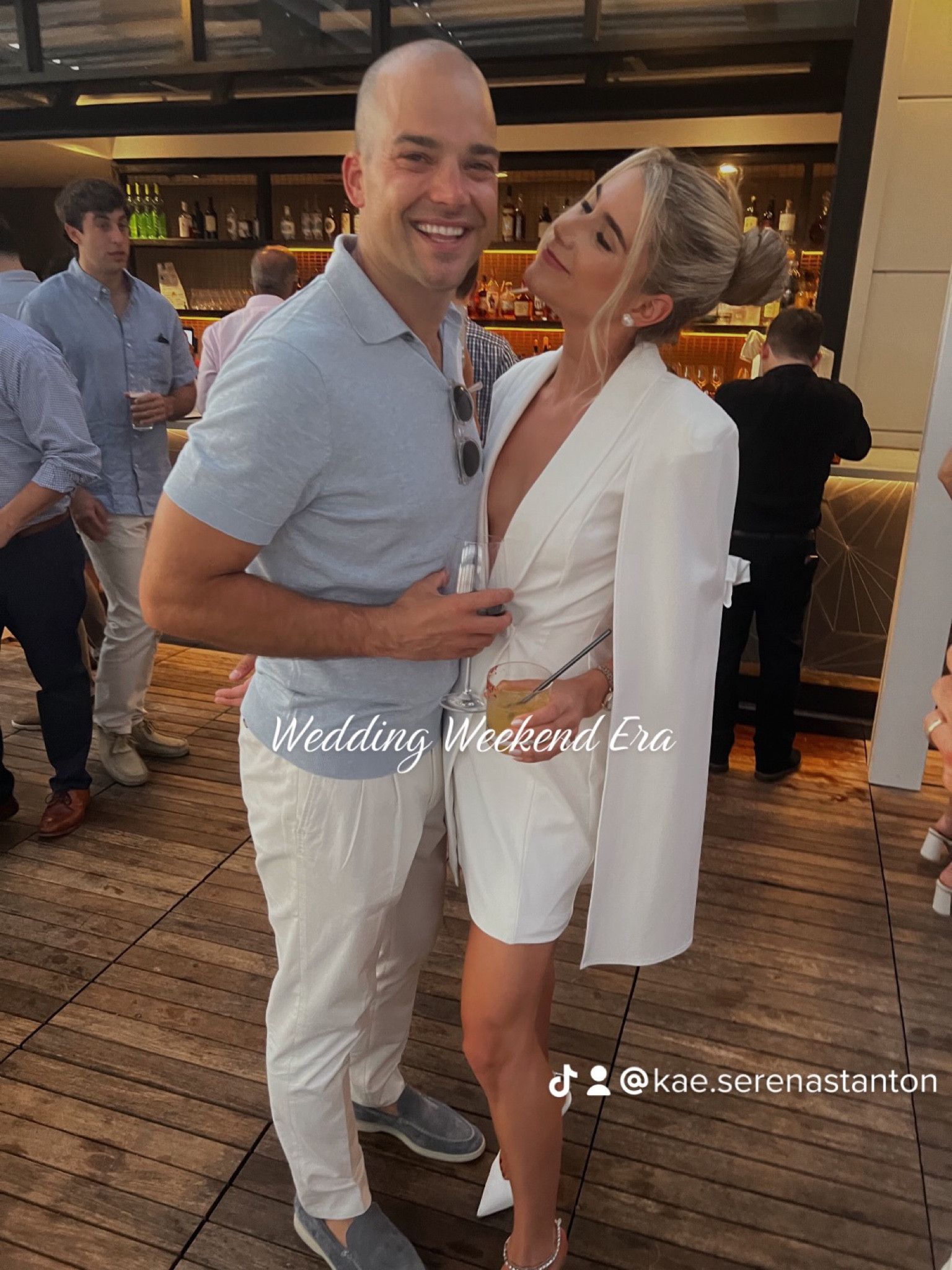 Wedding Welcome Party 💫🤍✨
All J’s outfit is Suit Supply + earrings are vintage 

#LTKstyletip #LTKwedding