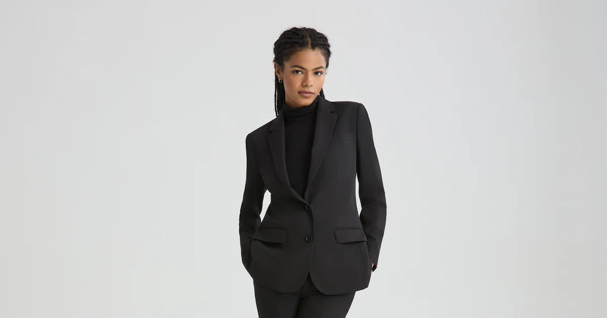 Women's Black Suit | Suits for Work, Weddings & More | SuitShop | SuitShop
