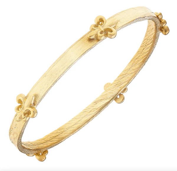 Fleur De Lis Bangle | Susan Shaw