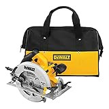 DEWALT Circular Saw, 15 Amp, 57 Degree Bevel, Electric Brake, Corded (DWE575SB) | Amazon (US)