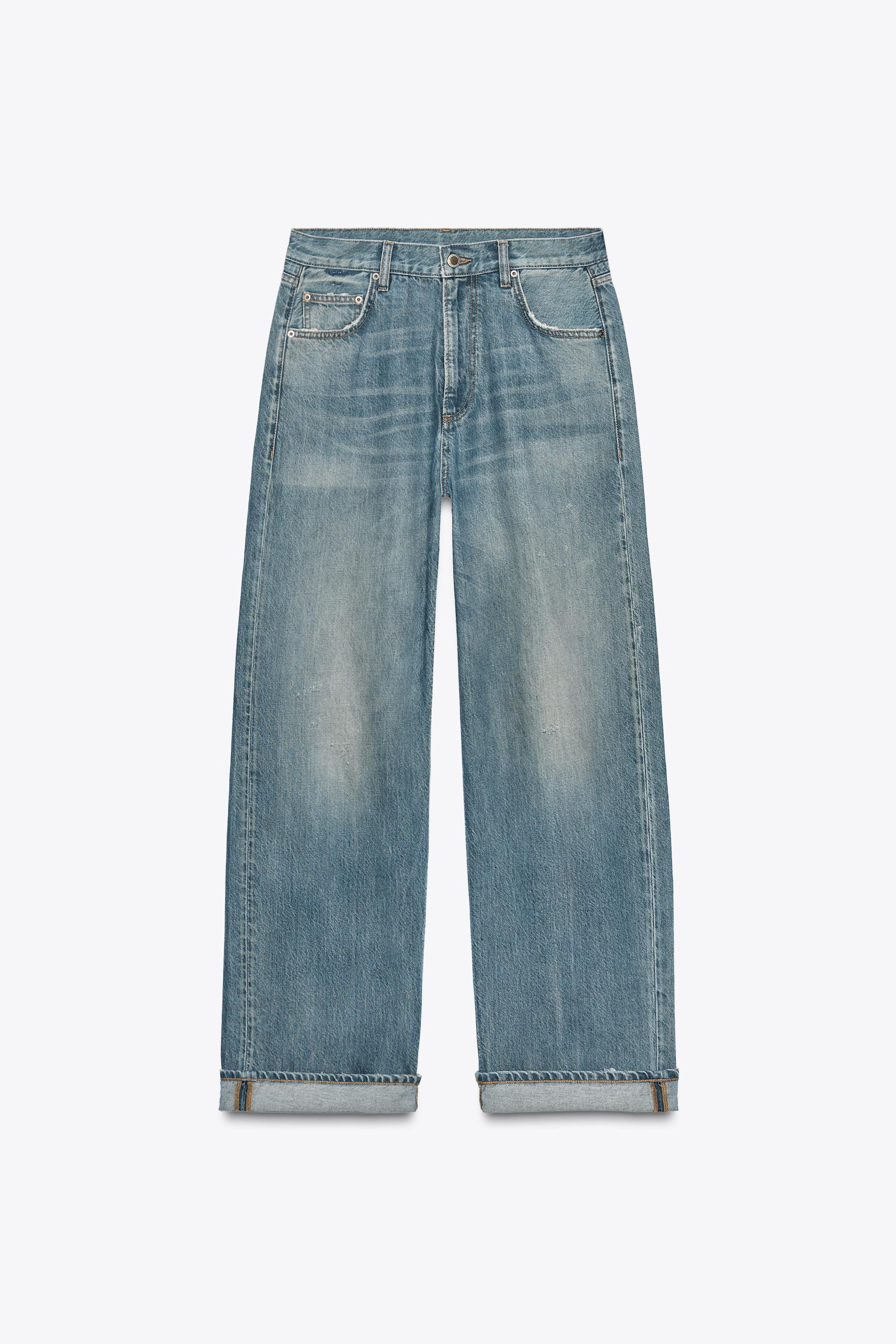 ZW COLLECTION MID-RISE BAGGY JEANS | Zara US