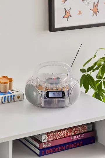 Clear Boombox Wireless Speaker | Urban Outfitters (US and RoW)