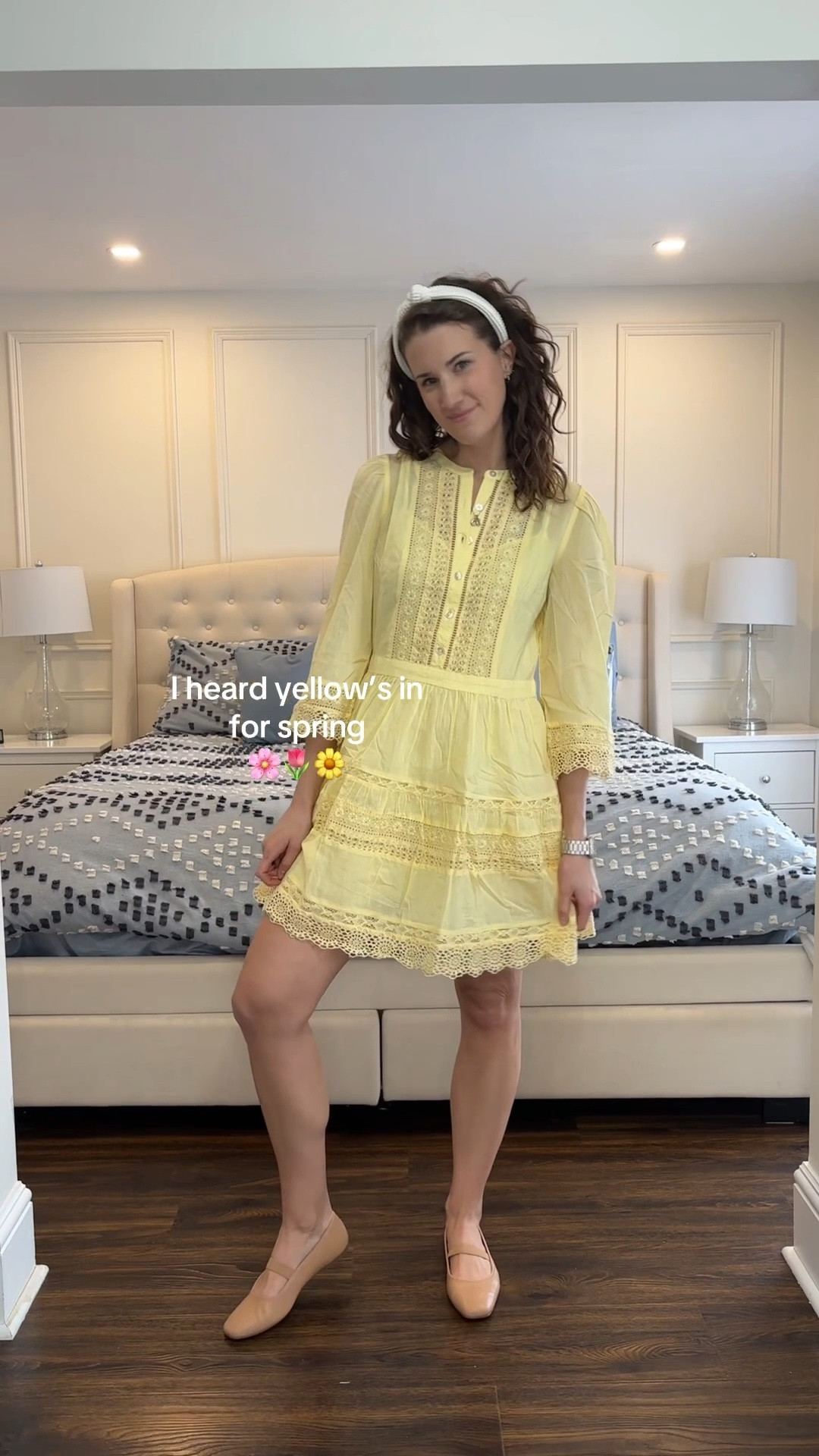 Wearing a small in the yellow dress, medium in the sweater, xs in the lemon dress and small in the shorts! 💛

#LTKcanada #LTKspring #LTKFashionMonth