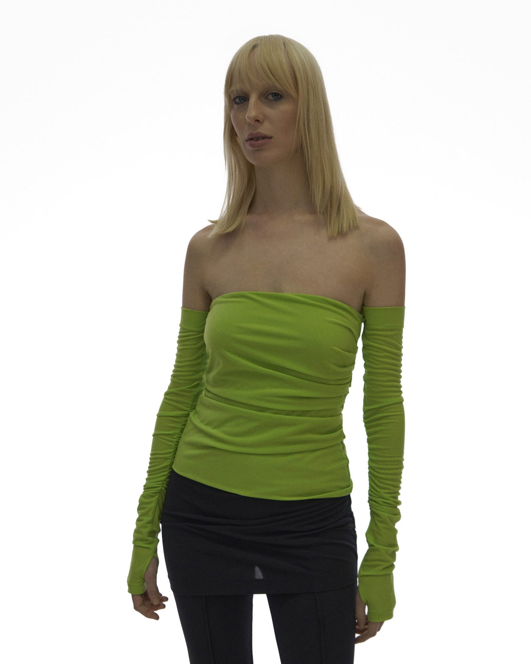 Helmut Lang Twist Off-the-Shoulder Top | WWW.HELMUTLANG.COM | Helmut Lang | Helmut Lang (US)