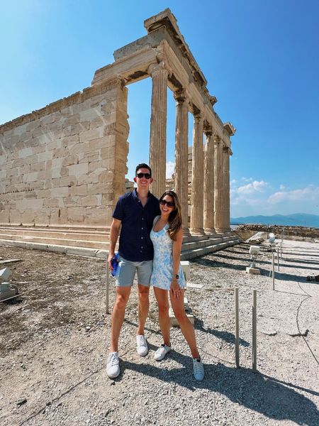 Acropolis - Athens, Greece 🇬🇷 

It was super warm the day we were in Athens exploring the Acropolis! We wanted to wear comfortable clothes but still look out together enough for the rest of the day’s travels!

My toile tennis dress sold out so fast, but the same one is available in other colors! (5’3, 115lbs Wearing size XS) And Tyler’s Mizzen & Main shirt was perfect for keeping him cool and dry in the heat! (6’4, 190lbs wearing size Medium Trim)

#LTKtravel #LTKmens #LTKstyletip