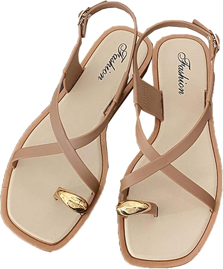 Plantar Fasciitis Flip Flops Womens, Womens Sandals Platform Comfortable Soft, Slippers Breathabl... | Amazon (US)