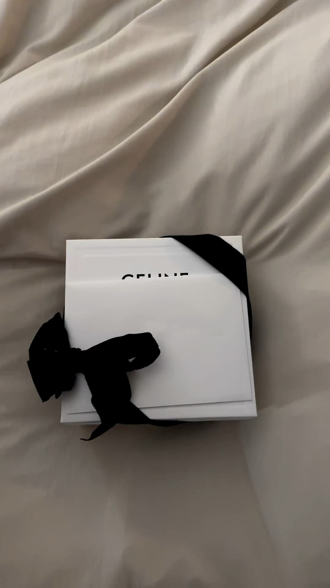 Unboxing my new Celine belt 🖤✨ The perfect mix of sleek + statement ! #LuxuryStyle #UnboxingDay #LTKFinds