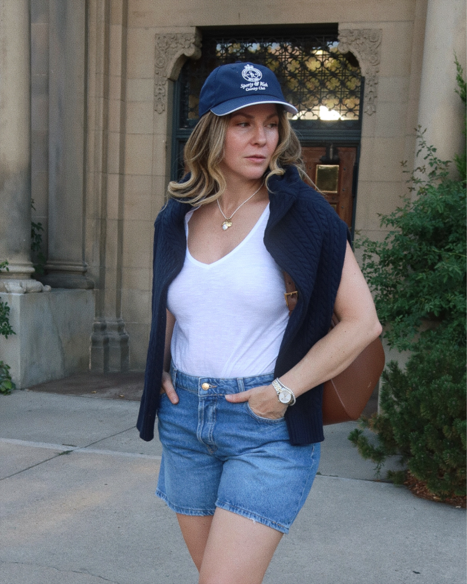 Fall is in the air! 🍂 starting to transition my wardrobe and really loving the varsity preppy aesthetic! It feels so clean and classic and timeless! Linking some of my favorite summer and pre-fall staples to create the perfect elevated transitional look! 

#demillier #preppy #sportyandrich

#LTKStyleTip #LTKBacktoSchool #LTKOver40