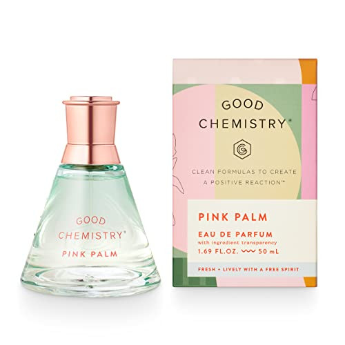 Good Chemistry Pink Palm Eau de Parfum 1.7 fl oz - Long-Lasting Perfume with Dragon Fruit, Magnolia, & Sugared Vanilla - Fresh, Clean & Vegan | Amazon (US)