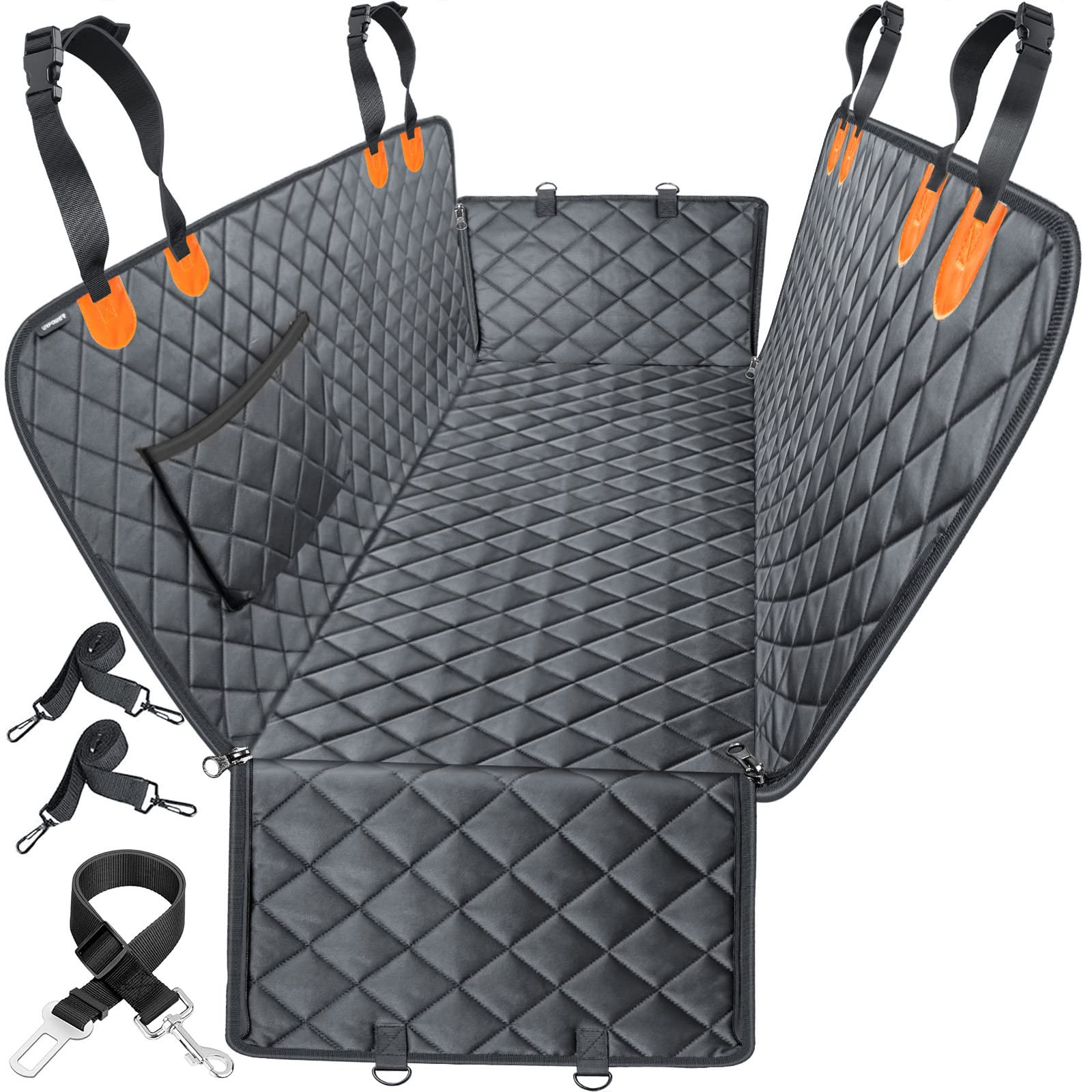 URPOWER Dog Car Seat Cover for Pets 100% Waterproof Seat Cover Hammock 600D Heavy Duty Scratch Pr... | Amazon (US)