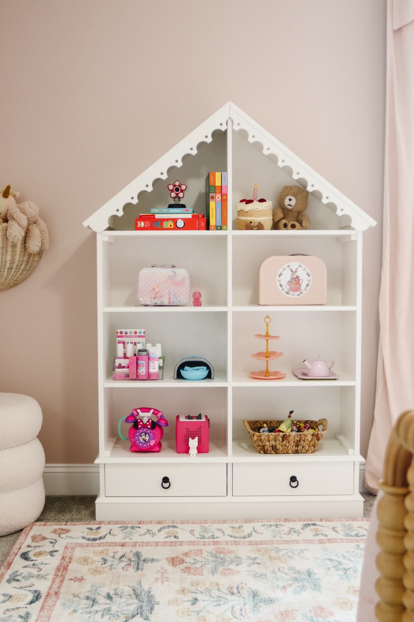 Girls room decor and storage #bedroom #toddlerroom #smallbedroom #bedroominspo

#LTKHome