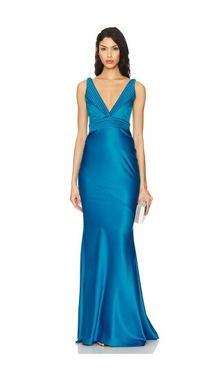 Zhivago Beloved Gown in Blue. - size 2 | Revolve Clothing (Global)