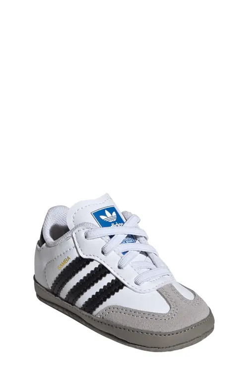 adidas Kids' Samba Crib Shoe in Ftwwht/cbl at Nordstrom, Size 3 | Nordstrom