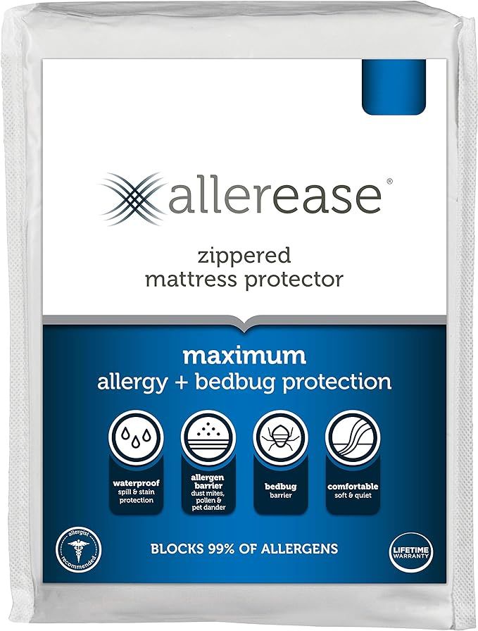 Aller-Ease Maximum Allergy Mattress Protector Twin XL | Amazon (US)