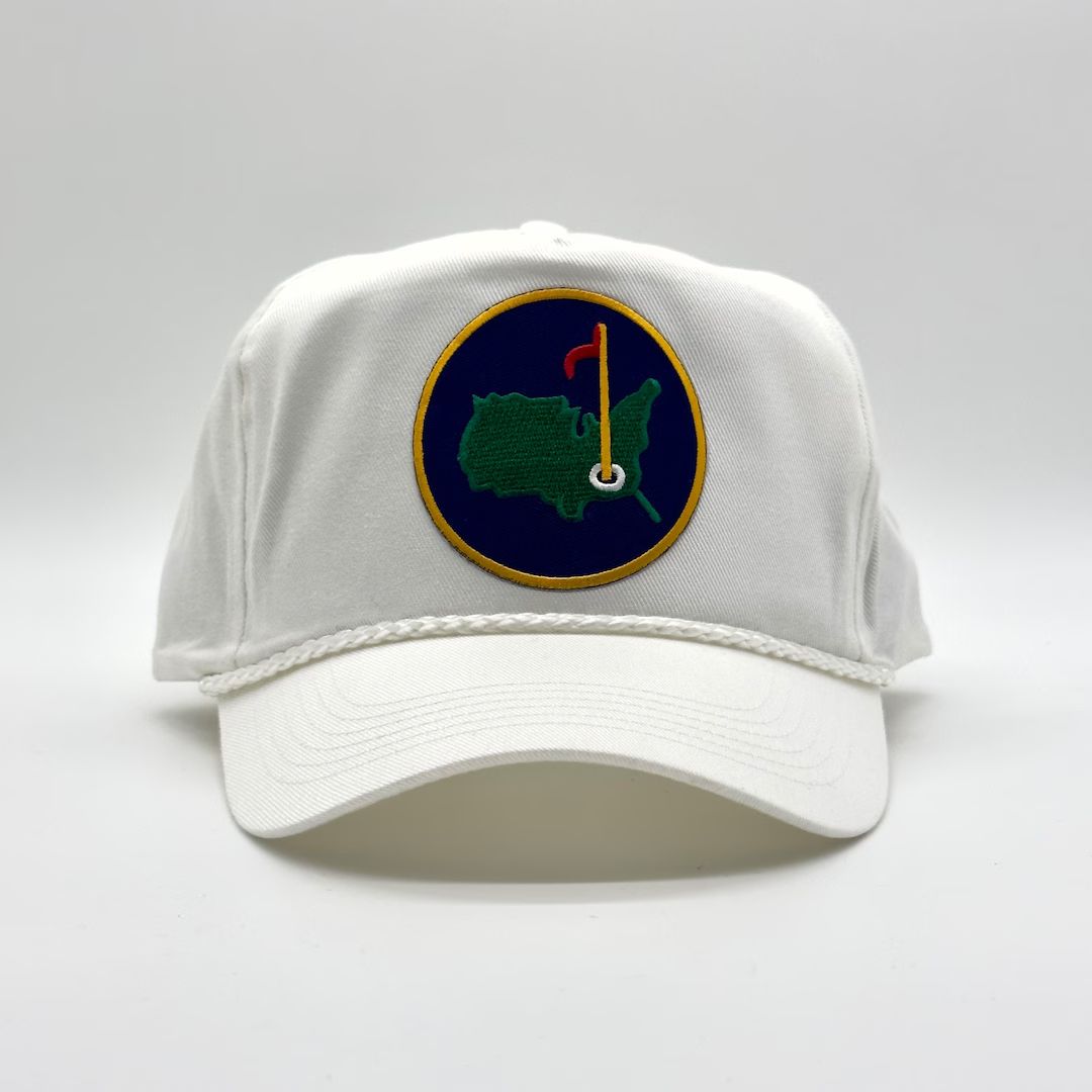PGA Tour Masters Golf Tournament Retro Hat White Trucker Rope - Etsy | Etsy (US)
