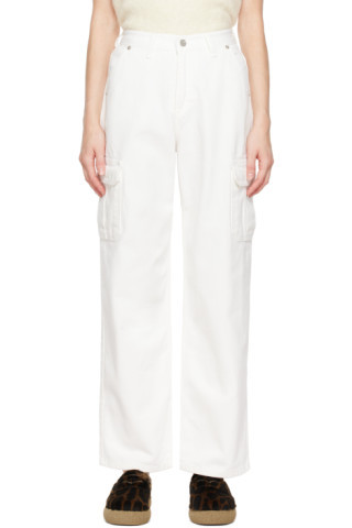 White Kai Cargo Jeans | SSENSE