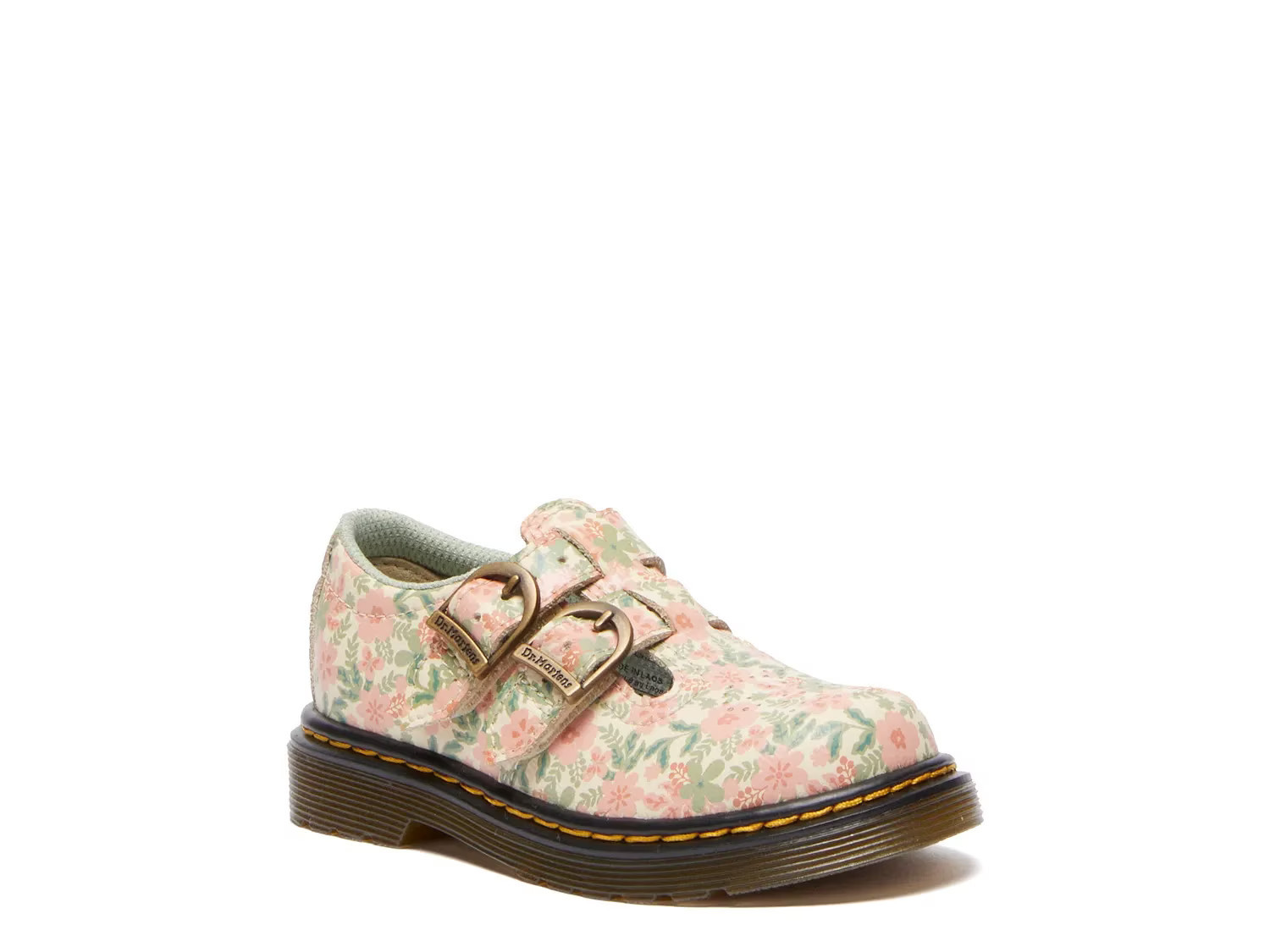 Dr. Martens 8065 Mary Jane Kids' | Girl's | Multicolor Floral Print | Size UK 8 / US 9 Toddler | Flats | Mary Jane | DSW