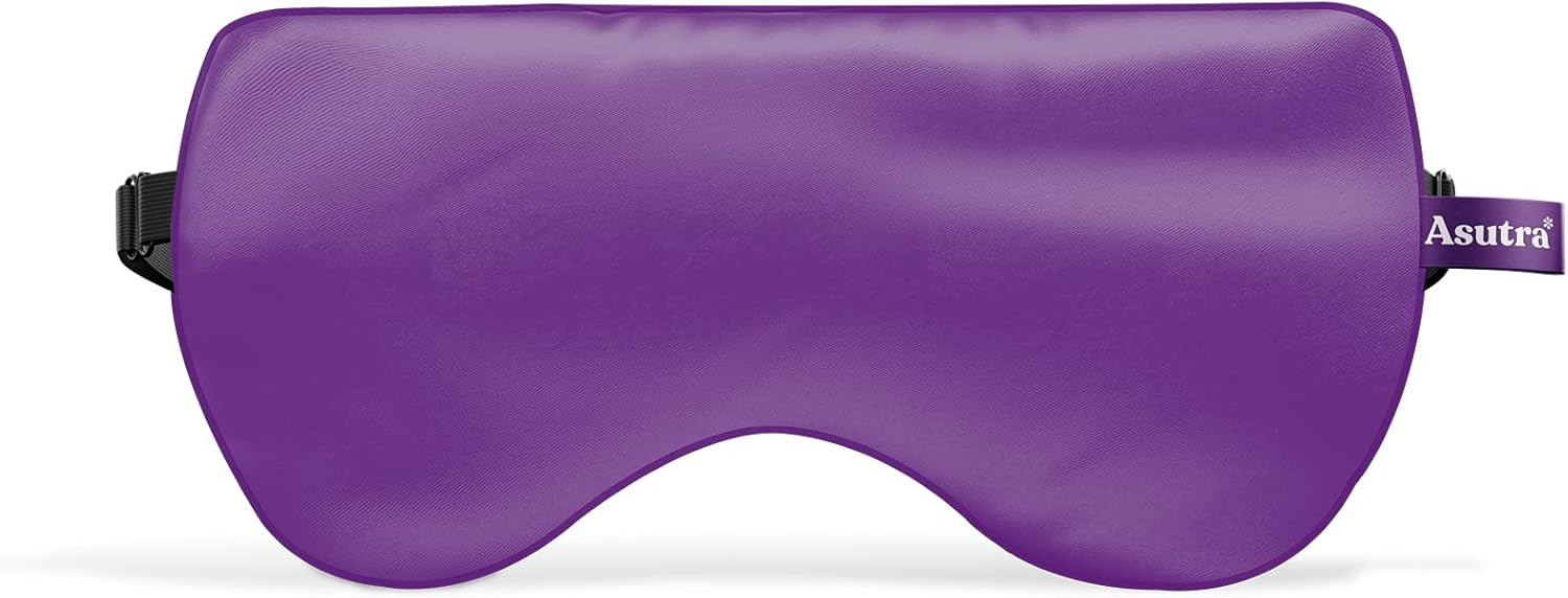 ASUTRA Silk Eye Pillow for Sleep, Purple | Filled w/Lavender & Flax Seeds | Weighted | Meditation... | Amazon (US)