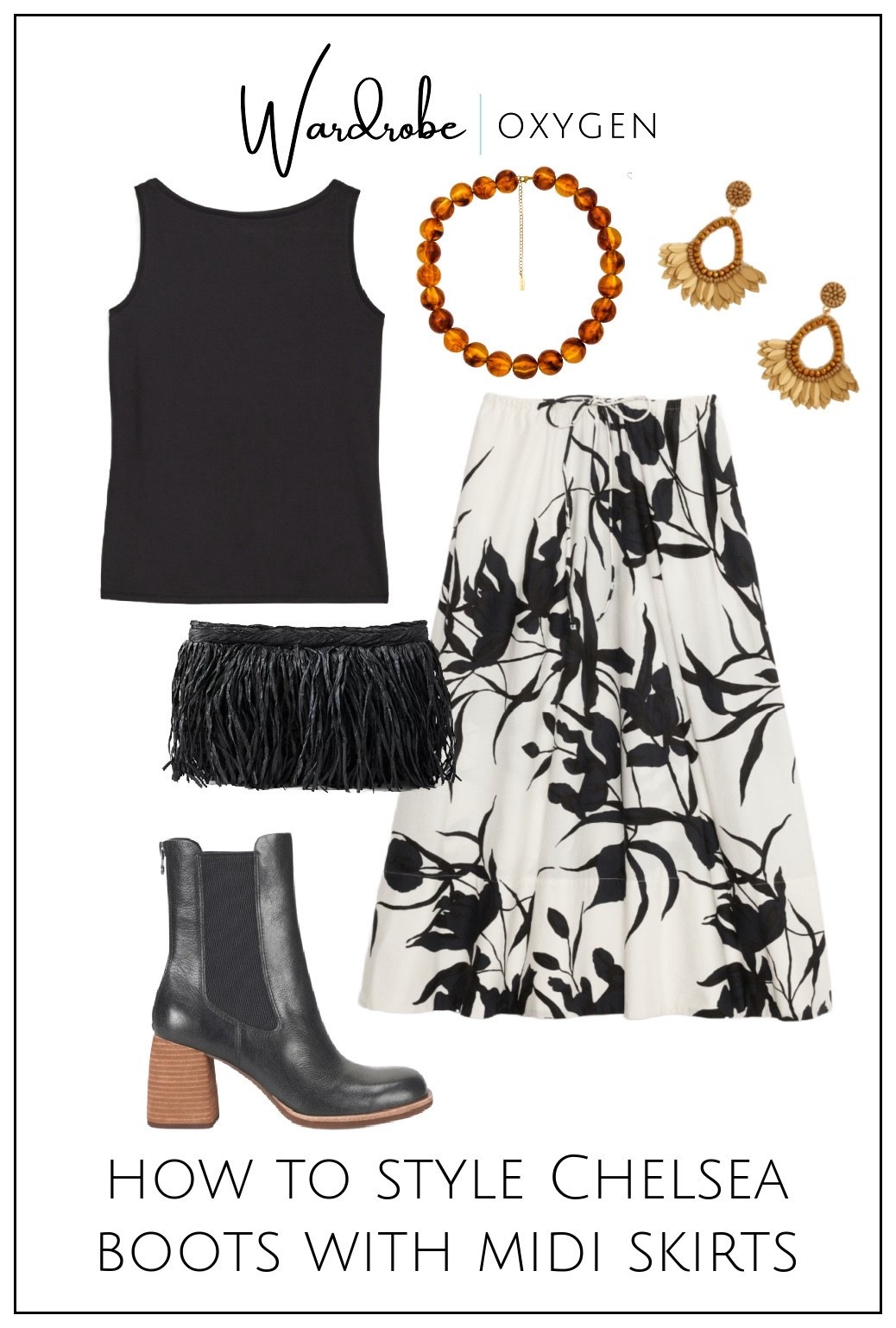 How to style Chelsea boots with a midi dress  or skirt; choose stiffer fabrics so the volume balances the chunky footwear 

#LTKMidsize #LTKSeasonal #LTKOver40