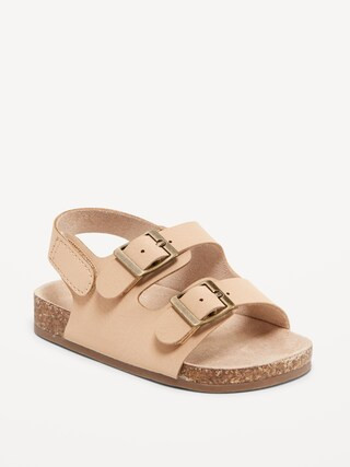 Faux-Leather Buckled Strap Sandals for Baby | Old Navy (CA)